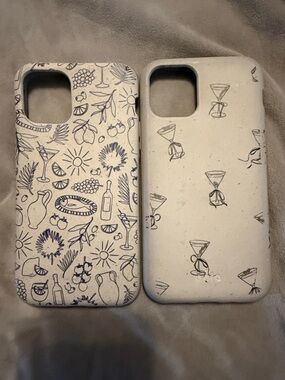 Pela Graphic Phone 11 Pro Case - Neutral White